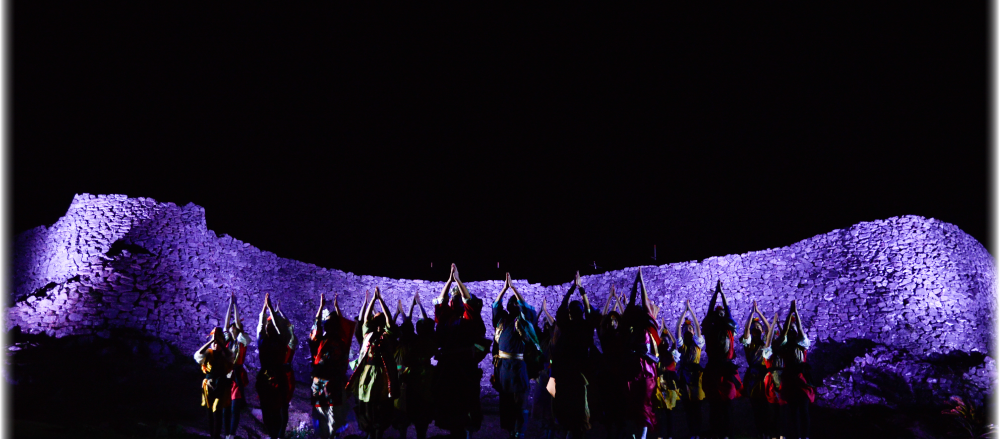 現代版組踊　北山の風〜今帰仁城風雲録〜　グスク写真